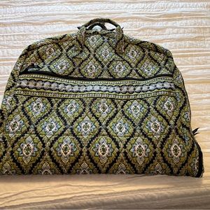 Vera Bradley Cambridge Garment Hanging Travel Bag Green/Aqua